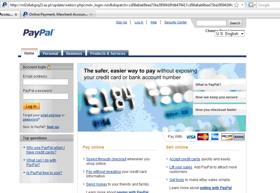 fake-paypal-account