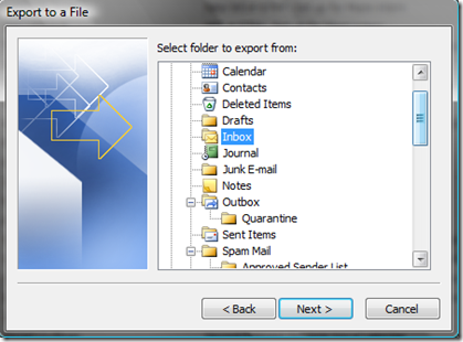 Outlook Inobox