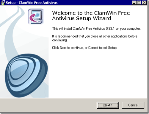 Clamwin anti-virus