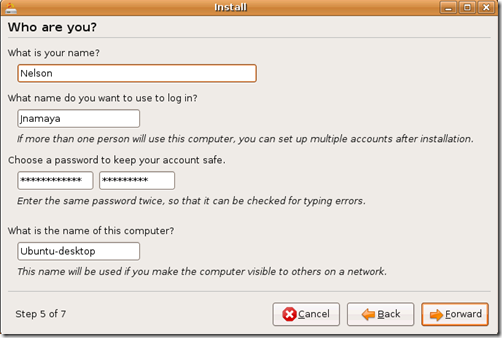 Who are you -ubuntu info