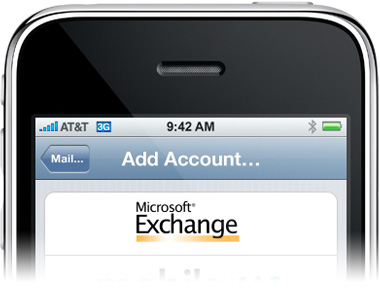 Iphone exchange setup