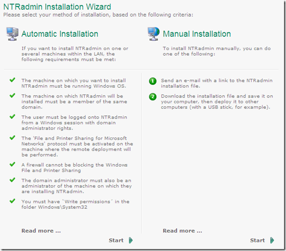 network installation