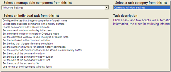 configure windows settings remotely