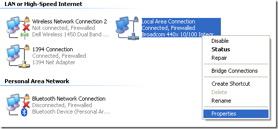 Vista Can Ping But Not Browse Internet