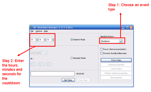 shutdown pc