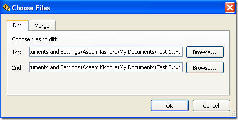 view file difference