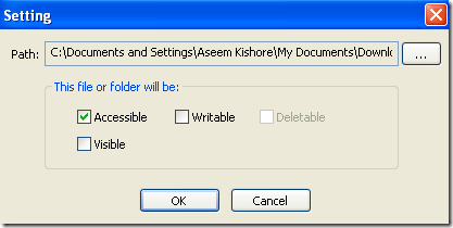 lock folders windows