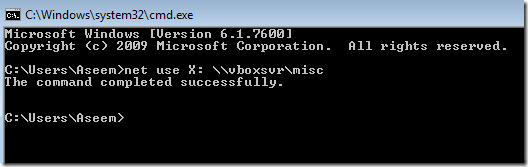 virtualbox shared folders