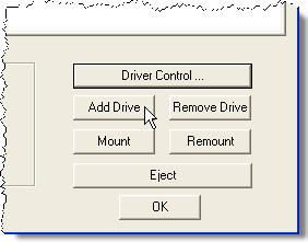 Clicking the Add Drive button