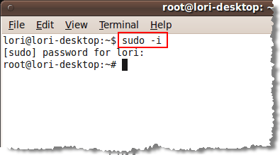 Simulating a root login shell