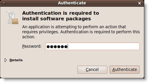 Authenticating the installation