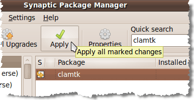 Applying marked changes