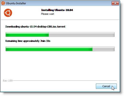 Downloading the Ubuntu ISO file