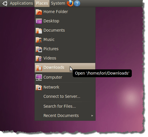 Opening the File Browser