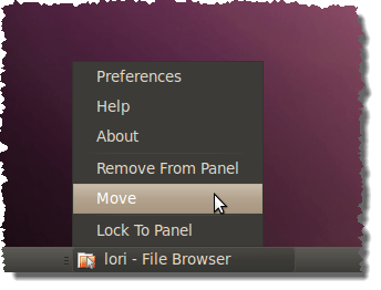 Moving Window List buttons to the left