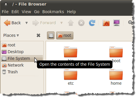 Selecting the File System