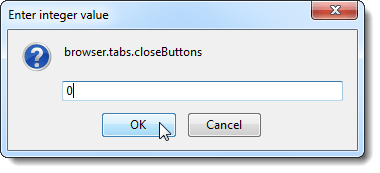 Changing the browser.tabs.closeButtons preference