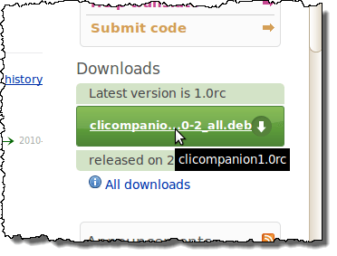 Download link for CLIcompanion