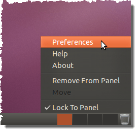 Opening Preferences