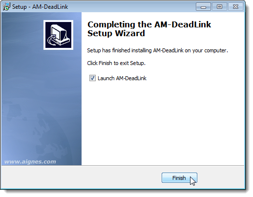 Completing the Setup Wizard