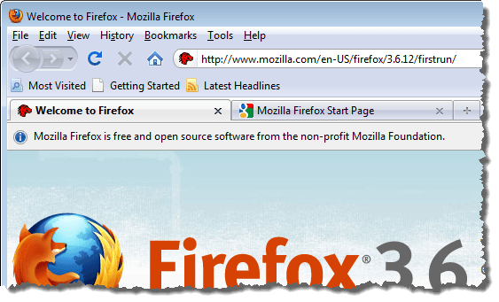 Running Firefox using the new profile