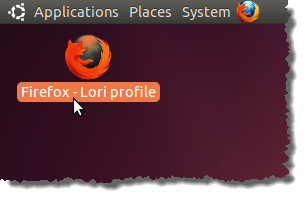 New launcher on desktop in Ubuntu