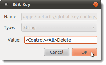 Edit Key dialog box for run_command_1 - Value set