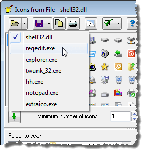 Opening file from list