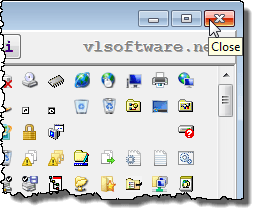 Closing Icons from File