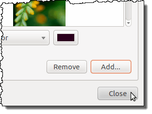 Closing the Appearance Preferences dialog box