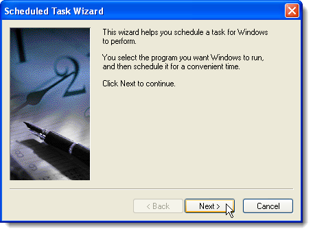 Scheduled Task Wizard