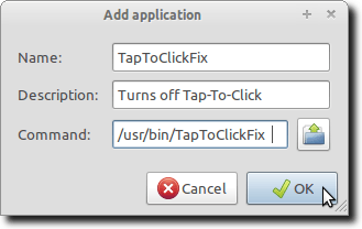 Add Application Window