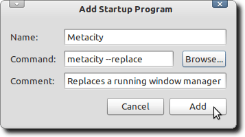 Add Startup Program