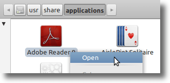 Launch From Application Folder