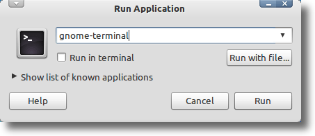 Launch With Run Dialog