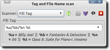 Tag and File Name Scan