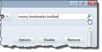 Searching for Roomy Bookmarks Toolbar