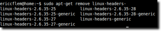 Installed Linux Headers