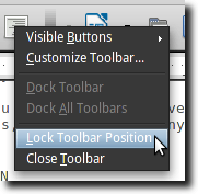 Lock Toolbar Position