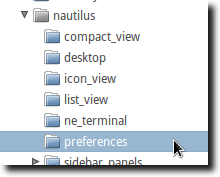 Nautilus Prefs in Gconf Editor