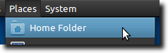 Open Home Folder