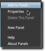 Panel After Unlocking