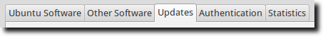 Select Updates Tab