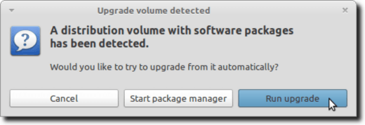 Software Upgrades Detected