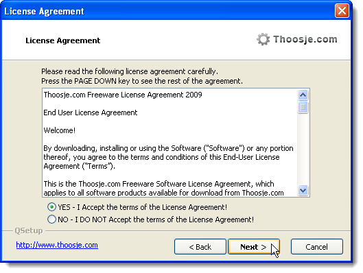 License Agreement