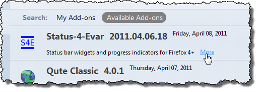 Getting more information about Status-4-Evar add-on