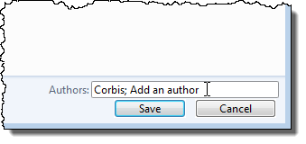 Changing the Authors names