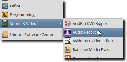 Open Audio Recorder