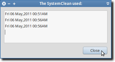 SystemClean Previously Used