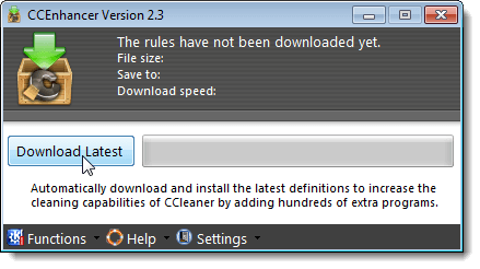 Clicking Download Latest